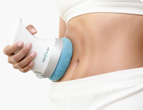Elección de la almohadilla en el dispositivo Vibro Sculpt, paso 2 de uso