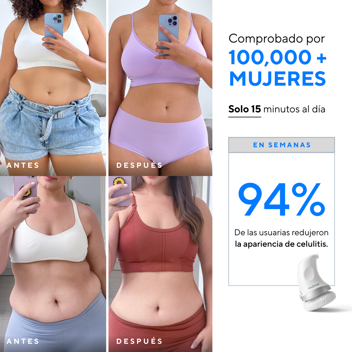 Kit Vibro Sculpt Moldeado Completo